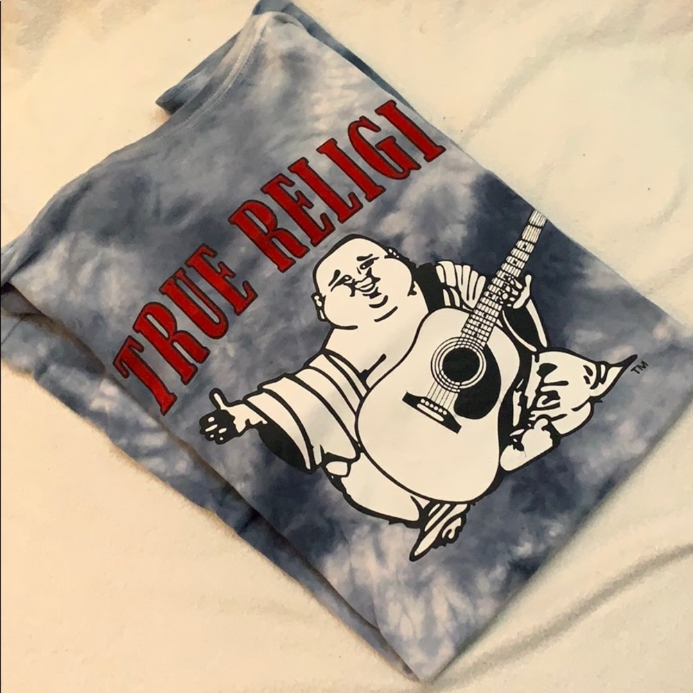 True Religion tie dye tee